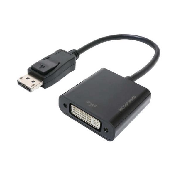 ナカバヤシ　DisplayPort → DVI-D変換アダプタ　DP-DVA1/BK
