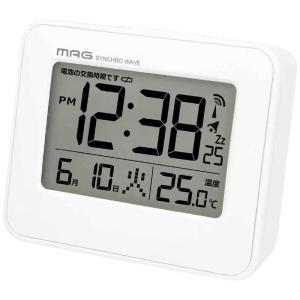 MAG 手のひらサイズのデジタル電波時計 [デジ...の商品画像
