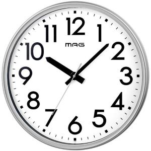 MAG　オフィスや工場、公共施設に最適な業務用サイズの大型時計 メガタイム シルバー　W-799 SM-Z