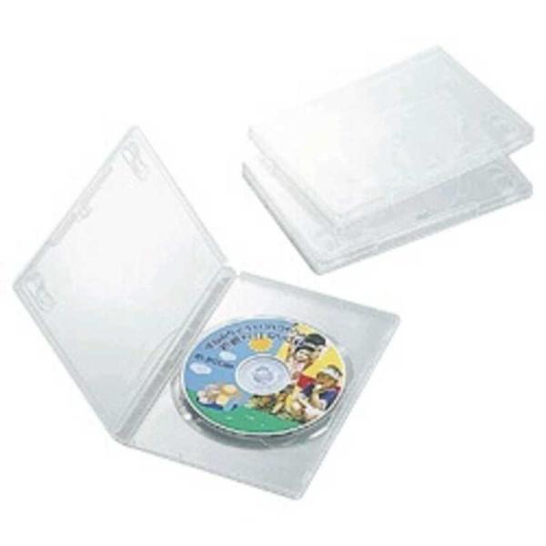 エレコム　ELECOM　DVDトールケース(1枚収納/3枚セット)「クリア」　CCD-DVD01CR