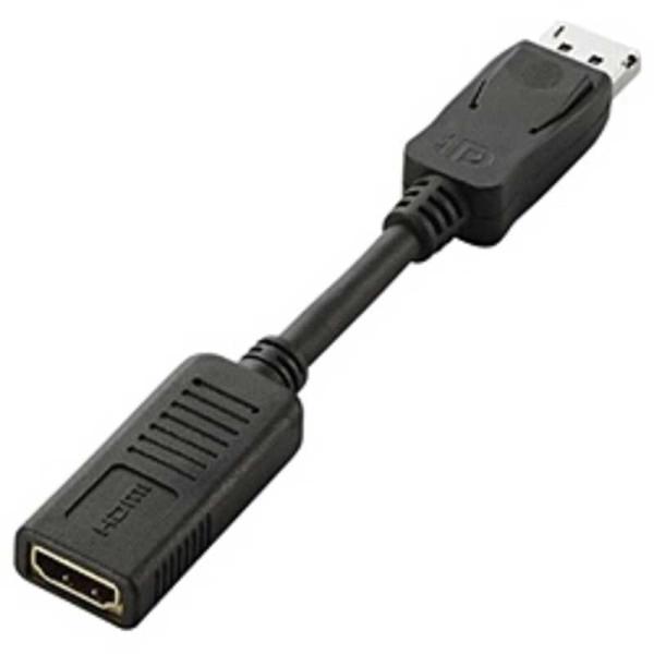 エレコム　ELECOM　DisplayPort-HDMI 変換アダプタ　AD-DPHBK