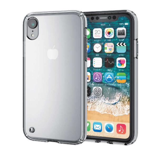 エレコム　ELECOM　iPhone XR 6.1インチ用 ハイブリッドケース　PM-A18CHVC...