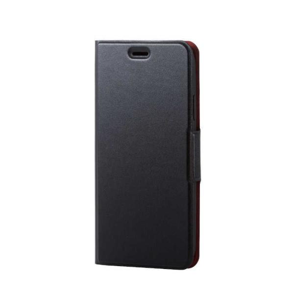 エレコム　ELECOM　iPhone XR 6.1インチ用 ソフトレザーカバー 薄型 磁石付　PM-...