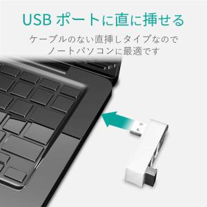 エレコム ELECOM USB2.0ハブ 直挿...の詳細画像1