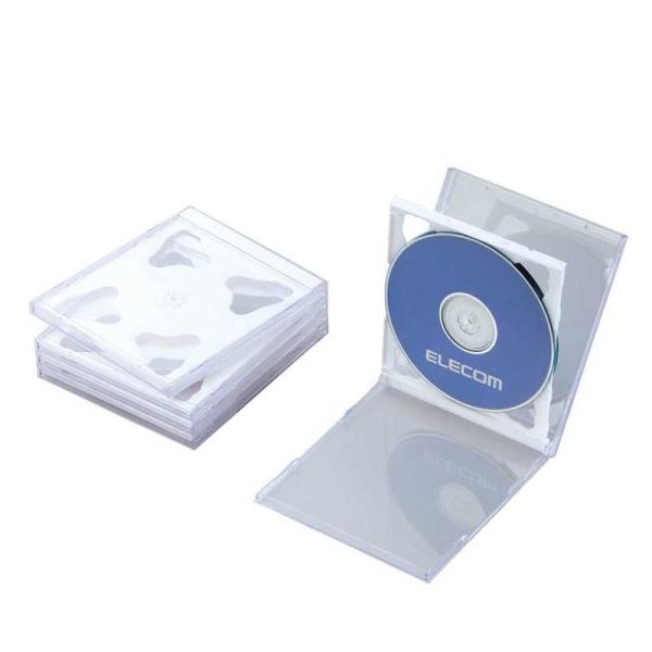 エレコム　ELECOM　CD/DVD/Blu-ray対応収納ケース(2枚収納×5セット)　CCD-J...
