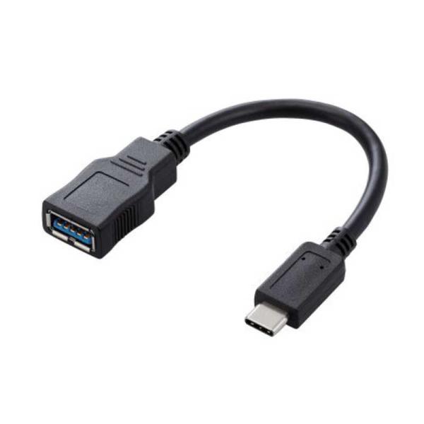 エレコム　ELECOM　0.8m「USB-C → USB-A」3.1変換アダプタ 転送 ブラック　U...