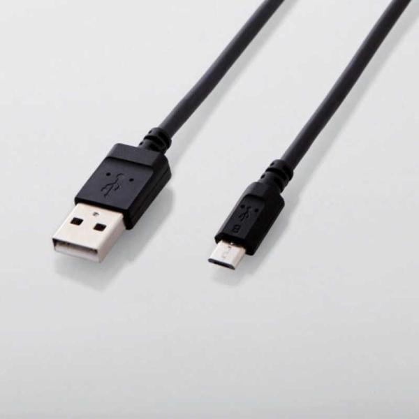 エレコム　ELECOM　2A対応やわらかmicroUSBケーブル(0.3m)　MPA-AMBY2U0...