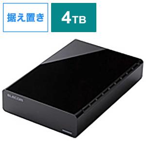 エレコム　ELECOM　外付けＨＤＤ　ブラック　［据え置き型　／４ＴＢ］　ELD-CED040UBK