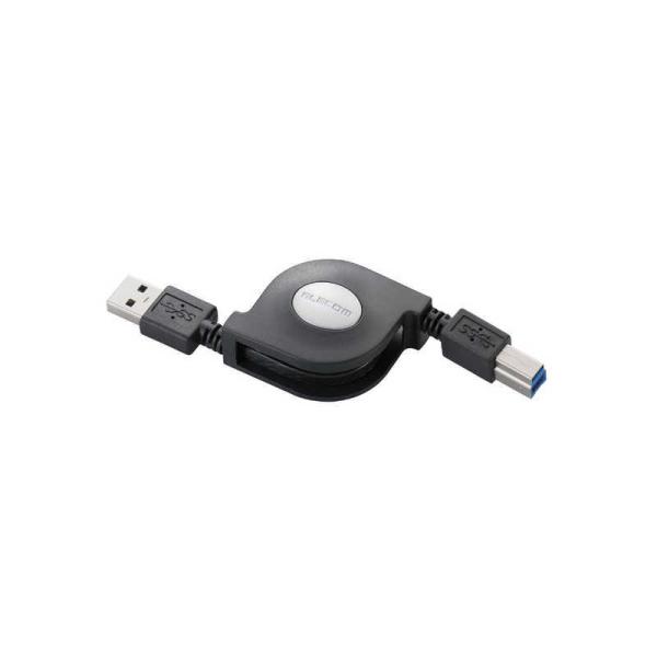 エレコム　ELECOM　極細USB3.0延長ケーブル「USB3.0(A-B)」0.7m　USB3-R...