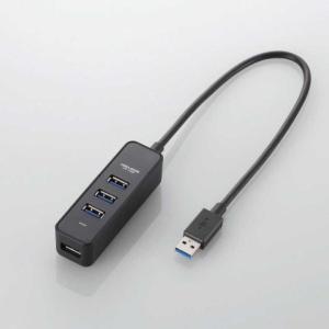 エレコム　ELECOM　USB3.0ハブ「マグネット付き」 (4ポート)　U3H-T405B｜y-kojima