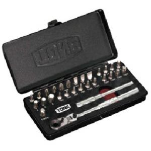 TONE（トネ） オフセット式ビットラチェットセット 29点セット メタル