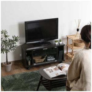 不二貿易 コーナーTVボード ブラウン 99267の詳細画像5