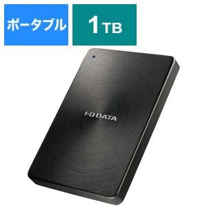 IOデータ 外付けHDD ブラック  HDPX-UTC1K