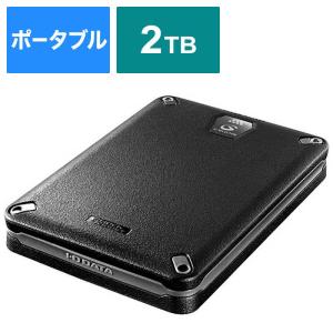 IOデータ  外付けHDD ブラック  HDPD-UTD2