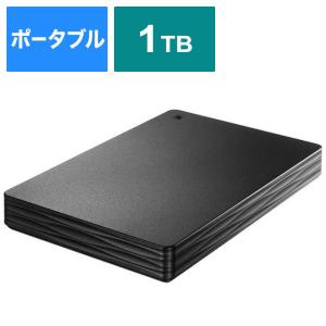 IOデータ　外付けHDD ブラック [ポータブル型 /1TB]　HDPH-UT1KR｜コジマYahoo!店