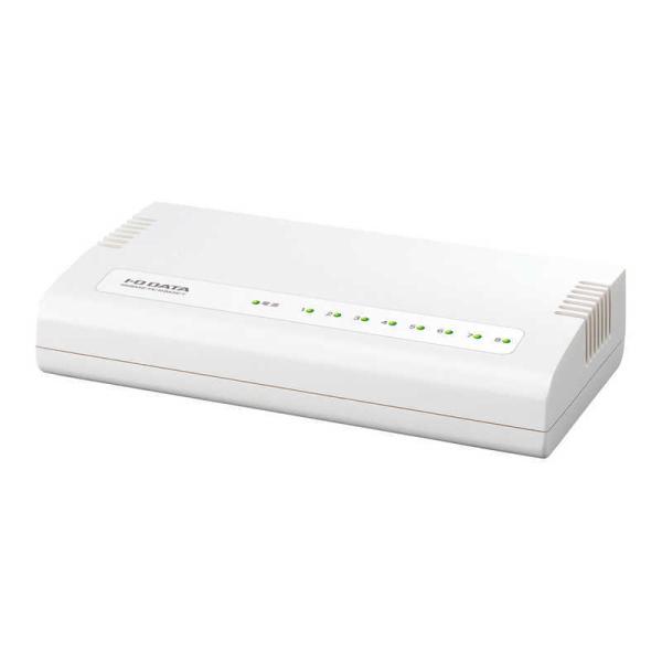 IOデータ　100BASE-TX/10BASE-Te対応 8ポート レイヤー2スイッチングハブ　ET...