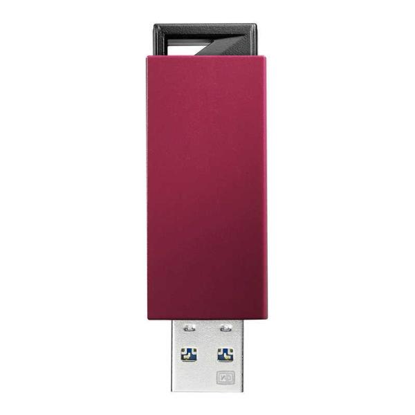 IOデータ　USB 3.1 Gen 1(USB 3.0)/2.0対応 USBメモリー 64GB レッ...