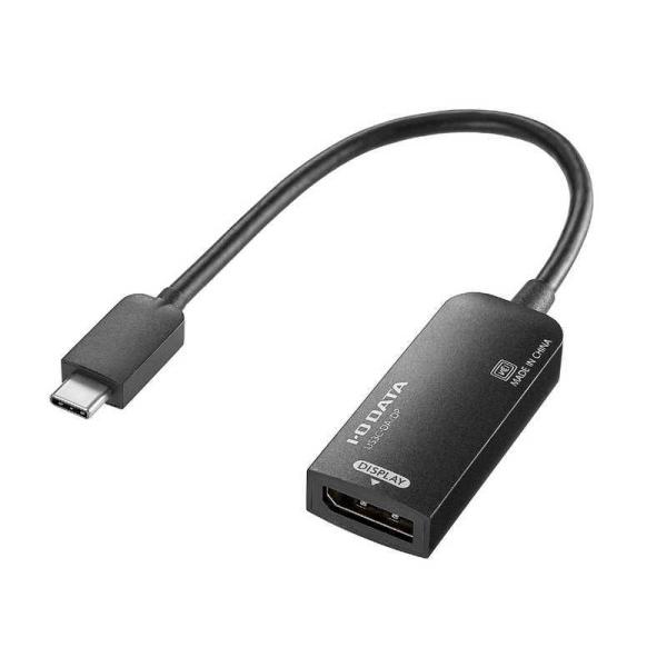 IOデータ　0.2m[USB-C オス→メス DisplayPort 4K]変換アダプタ　US3C-...
