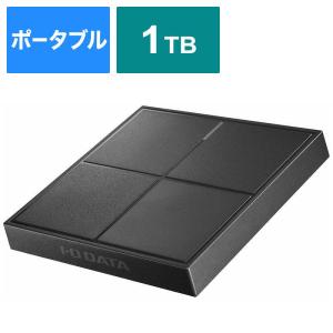 IOデータ コンパクト筐体 ポータブルSSD 1TB  ブラック SSPLUT1K