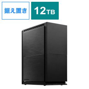 IOデータ　外付けHDD USBA接続 「BizDAS」2ドライブ搭載(Chrome/Mac/Windows11対応) ［12TB /据え置き型］　HDW-UT12B