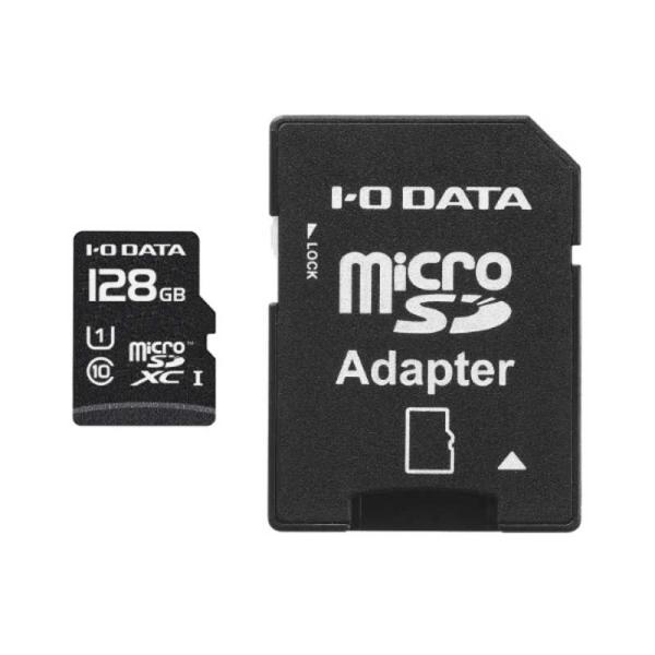 IOデータ　UHS-I UHS スピードクラス1対応 microSDメモリーカード(SDカード変換ア...