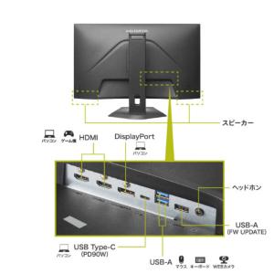 IOデータ 5年保証90W給電USB-C搭載 ...の詳細画像2