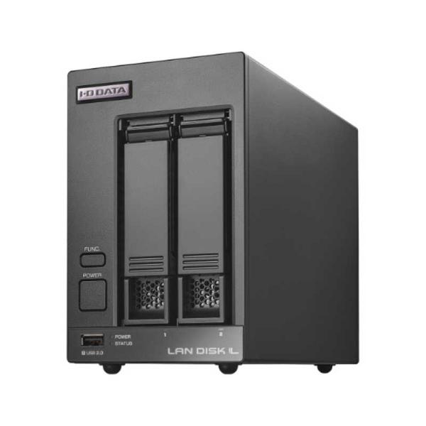 IOデータ　法人向け2ドライブNAS(ネットワークHDD)3年保証 8TB ブラック　HDL2-LV...
