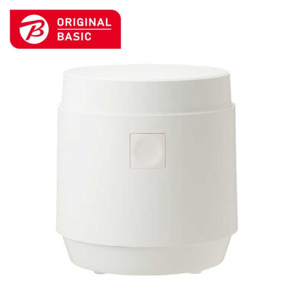 ORIGINALBASIC　炊飯器 3合 マイコン ホワイト　OB-M31-W