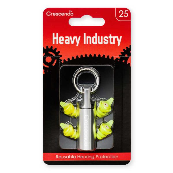 CRESCENDO　工場・建設現場用耳栓　HeavyIndustry25
