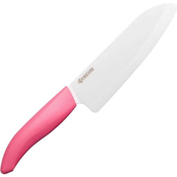 京セラ　カラフルキッチンシリーズ セラミックナイフ (三徳包丁/刃渡り16cm) チャームピンク　F...