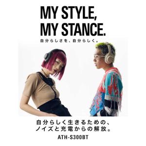 オーディオテクニカ ワイヤレスヘッドホン ブラ...の詳細画像1