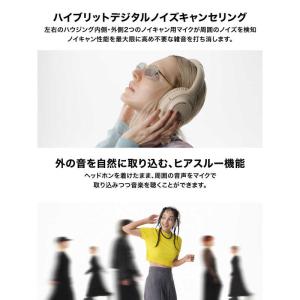 オーディオテクニカ ワイヤレスヘッドホン ブラ...の詳細画像3