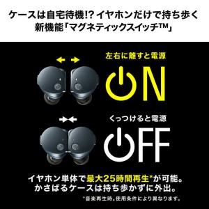 オーディオテクニカ フルワイヤレスイヤホン グ...の詳細画像1