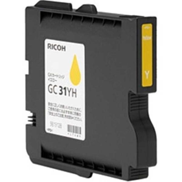 リコー　RICOH　「純正」GXカートリッジ　GC31YH (イエロー・Lサイズ)