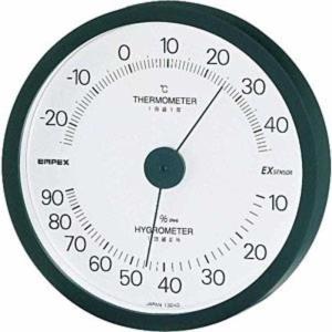 エンペックス　温湿度計「エクシード」　TM‐2302(ブラック)｜y-kojima