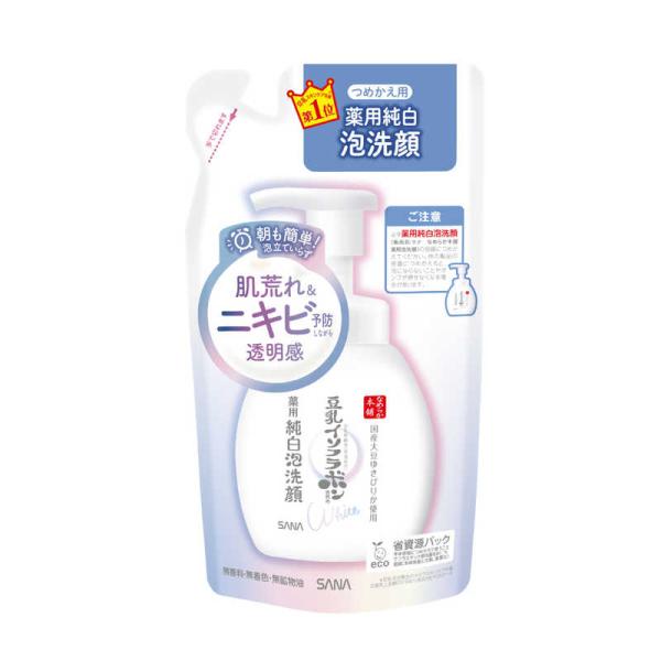 常盤薬品　SANA（サナ）なめらか本舗 薬用泡洗顔 つめかえ用 180ml　