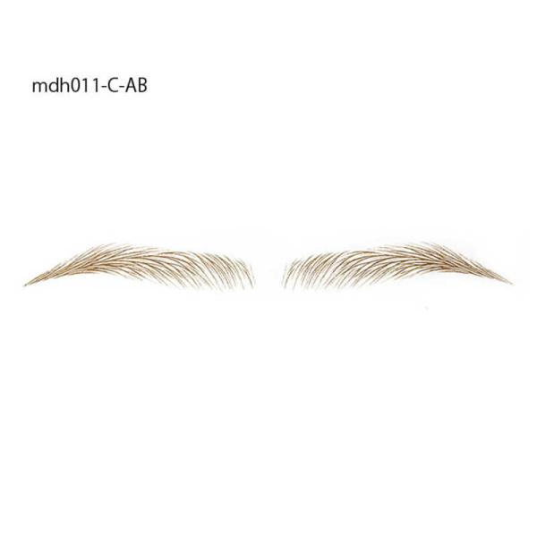 クロスオーバー　アイブロウアートメイク フェミニンアーチ アッシュベージュ AQUADOLL mdh...