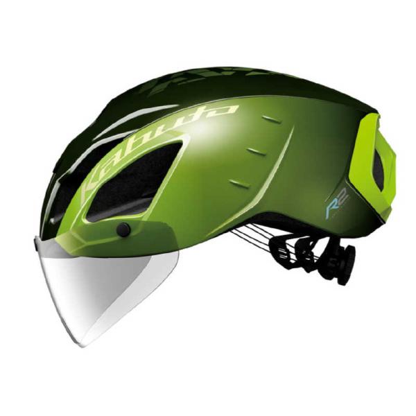 OGK　自転車用ヘルメット エアロ-R2 AERO-R2(S/Mサイズ:55〜58cm/オリーブイエ...