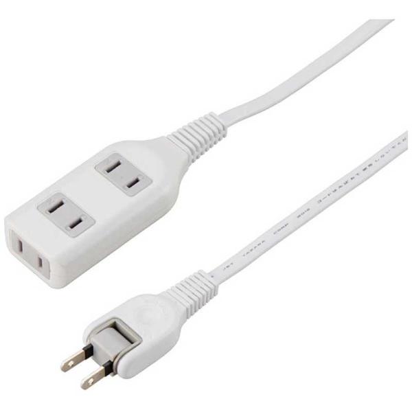 ヤザワ　耐トラ付タップ ホワイト ［0.5m /3個口 /スイッチ無］　Y02S3005WH