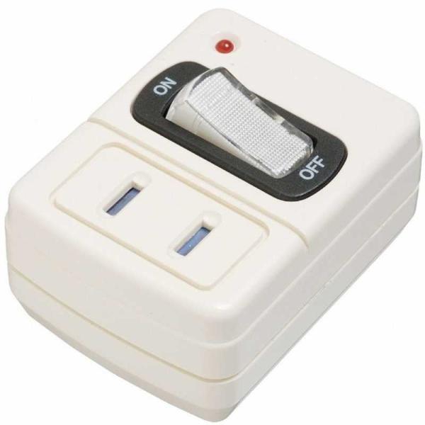 ヤザワ　省エネタップ ホワイト Y02FSK110WH [直挿し /1個口 /スイッチ付き（一括）]...