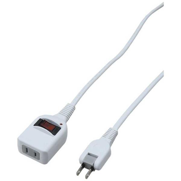 ヤザワ　ノイズフィルター集中SW付タップ ホワイト　Y02BKNS112WH