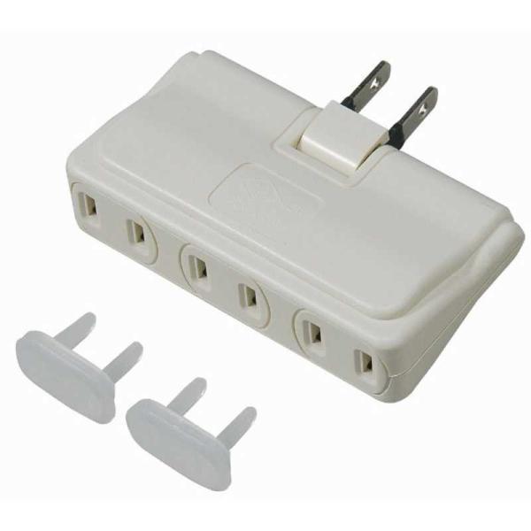 ヤザワ　耐トラ付アンダータップ ホワイト Y02U300WH [直挿し /3個口 /スイッチ無]　Y...