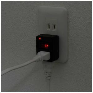 ヤザワ 省エネタップ ブレーカー機能付き ブラ...の詳細画像2