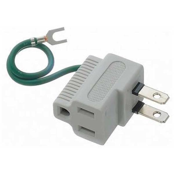 ヤザワ　アダプター ホワイト  直挿し  1個口  スイッチ無 　Y02SA04W