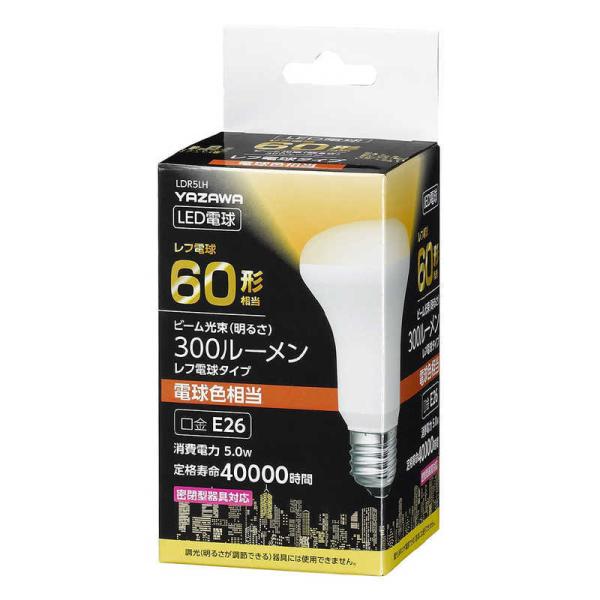 ヤザワ　R63レフ形LED 電球色　LDR5LH