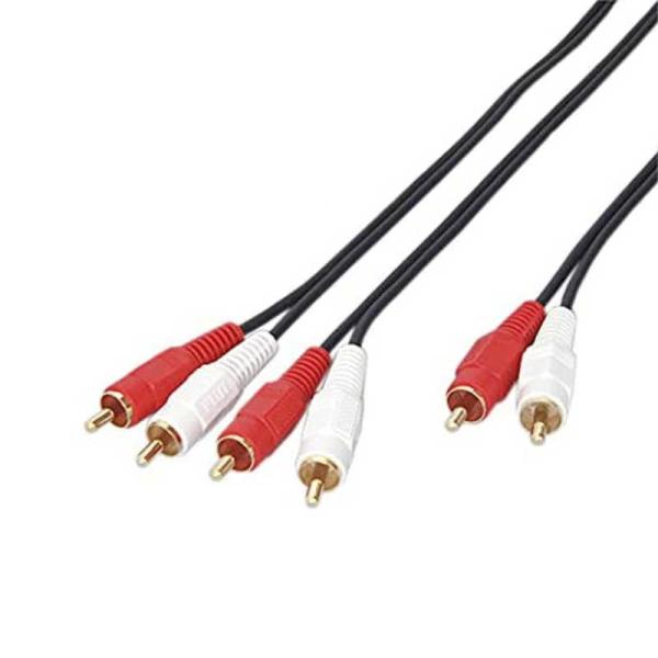 フジパーツ　2RCA-4RCA/2ピン-4ピンRCA分配オーディオケーブル ［2.0m］　FCA-3...