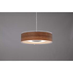 アイリスオーヤマ　IRIS OHYAMA　LEDデザインペンダントライト 浅型 8畳調光 ウォールナット　PLM8D-ADWN