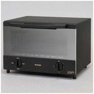 アイリスオーヤマ　IRIS OHYAMA　スチームオーブントースター ブラック  1200W/食パン４枚 　KSOT-012-B