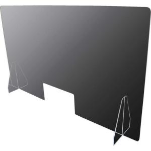 カーボーイ カーボーイ飛沫防止アクリルパーティション120X70cm開口部あり  FM80