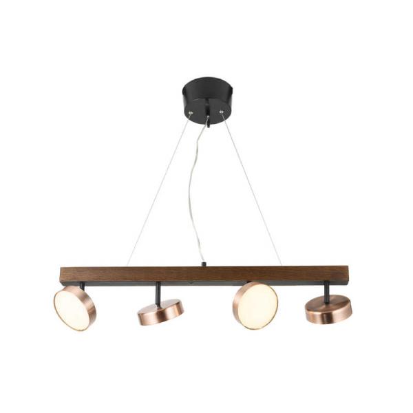 スワン電器　LED4灯ペンダントライト Rumani ブロンズ 調光調色付き　APE-710BR